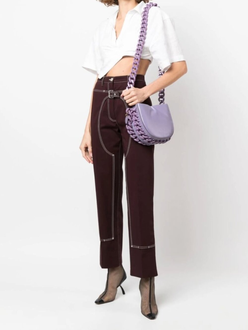 Gorgeous Stella Mccrtney Frayme Puffy Shoulder Bag - Picture 7 of 8